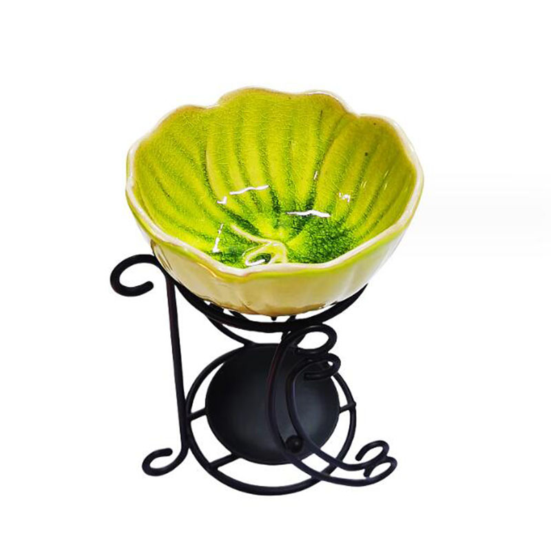 Home Fragrance Lamp - Ceramic Narcissus Aroma Burner Iron Rack