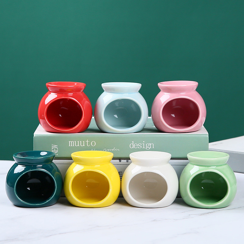 Ceramic Oil Burner - Porcelain Aroma Burner Essential Oil Furance