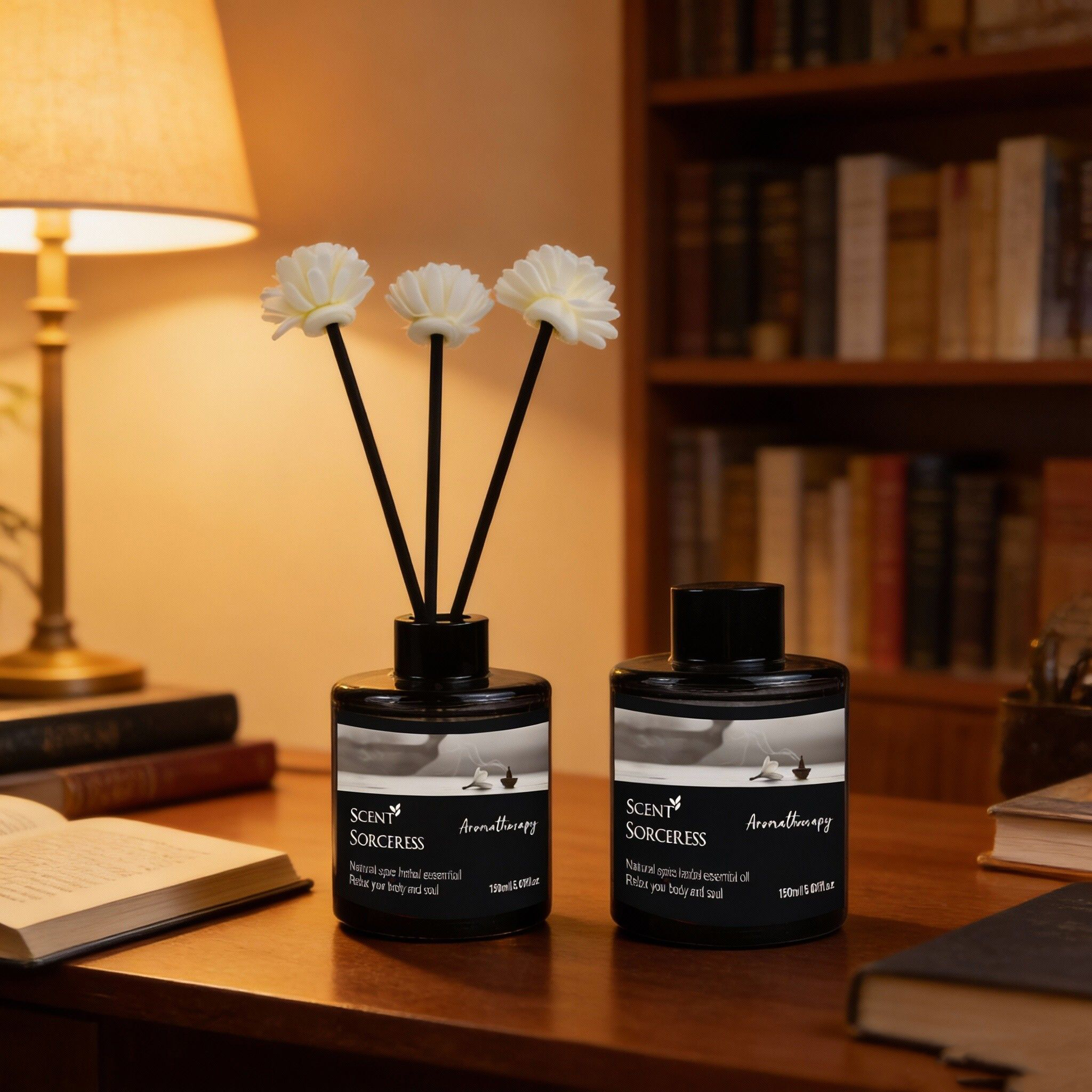 Home Fragrance Jasmine - 150ml Rattan Reed Diffuser Sets Fragrance