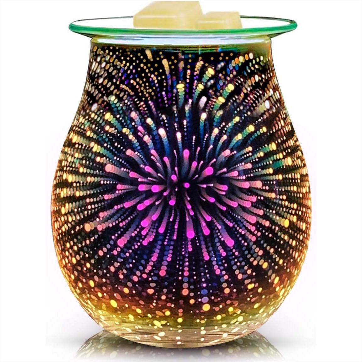 In Home Fragrance Products - 3D Glass Electric Wax Melt Warmer