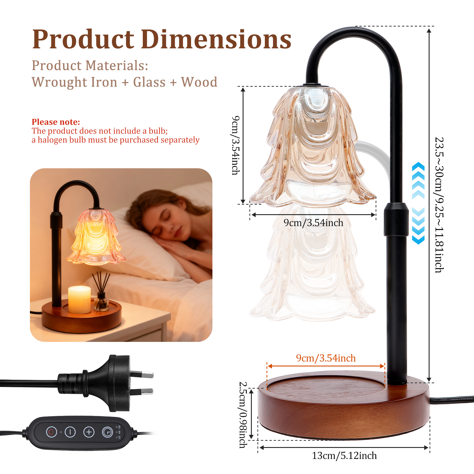 Candle Warmer Lamp Fragrance L - Home Fragrance Lamp reseña y precio