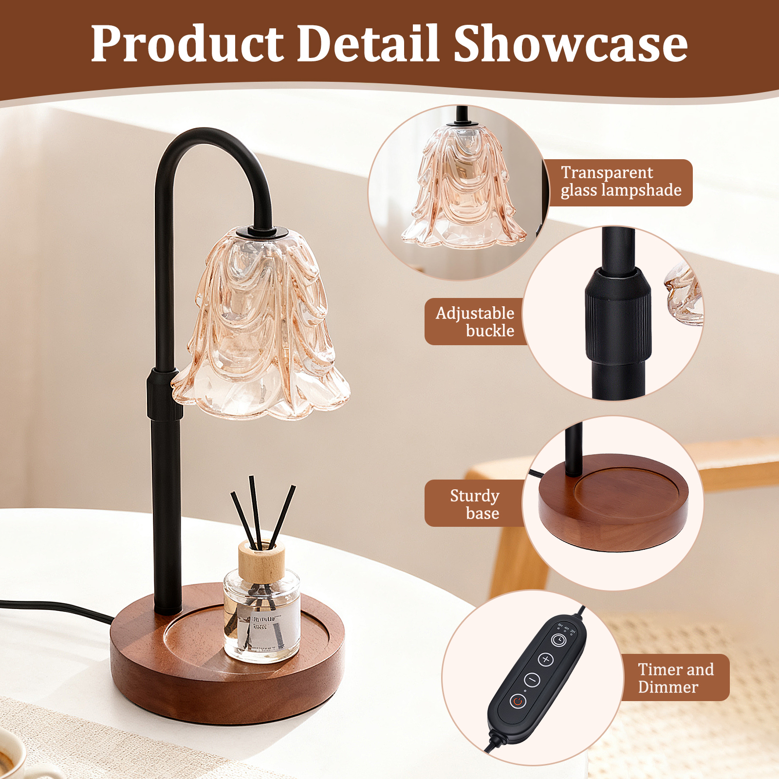 Candle Warmer Lamp Fragrance L - Home Fragrance Lamp reseña y precio