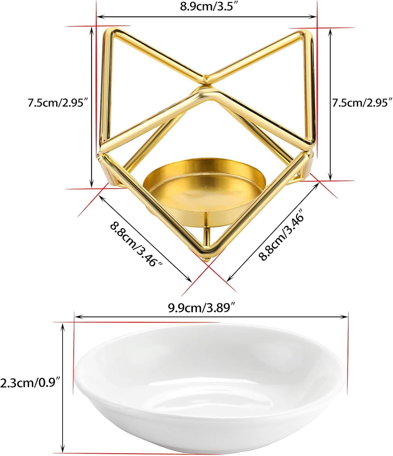 Euro Metal Oil Burner Wax Warm - Home Fragrance Oil reseña y precio