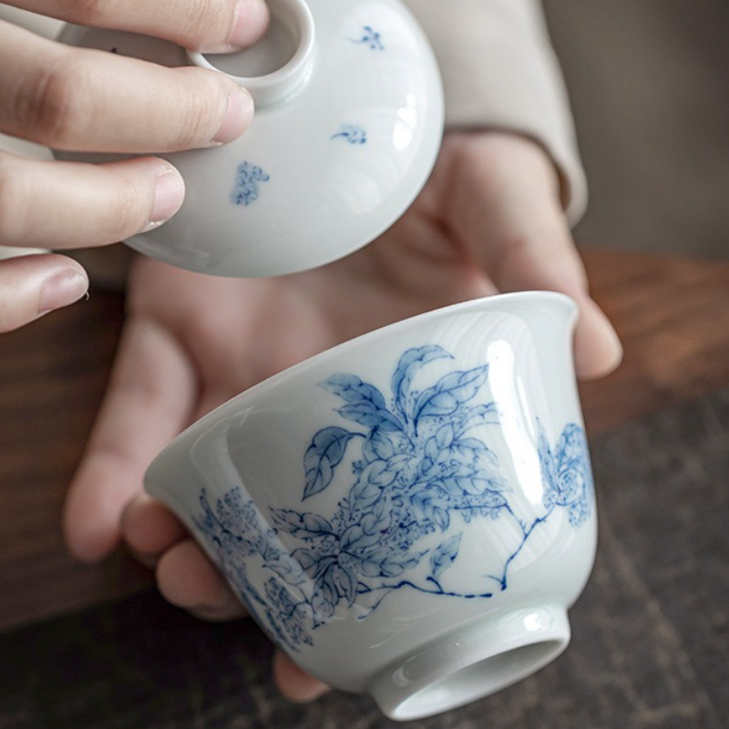 Antique Blue White Porcelain G - Home Fragrance Jasmine reseña y precio