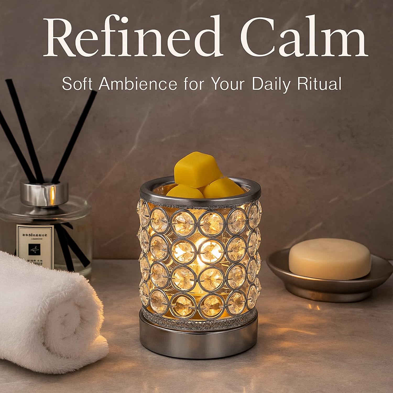 Electric Crystal Wax Melt Warm - Home Fragrance Long Lasting reseña y precio