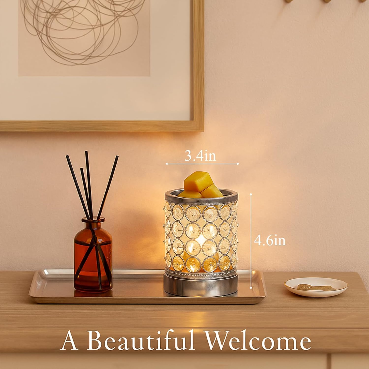 Electric Crystal Wax Melt Warm - Home Fragrance Long Lasting reseña y precio