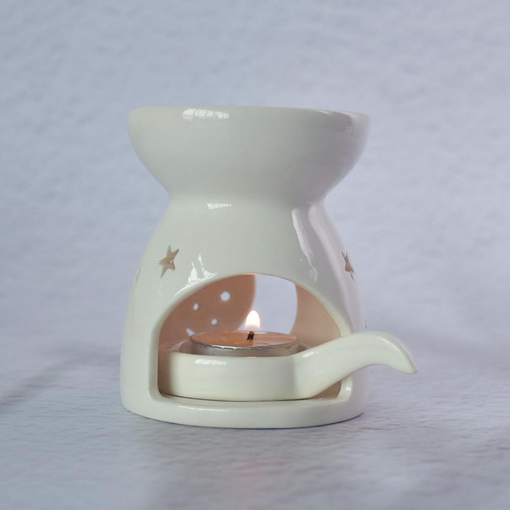 Essential Oil Burner with Spoo - Ceramic Oil Burner reseña y precio