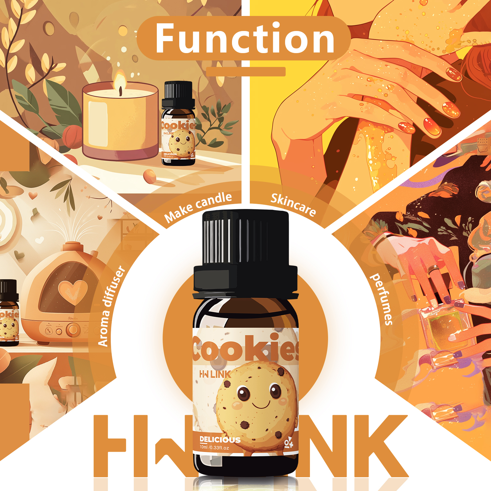 10ml Cookies Essential Oils Pe - Home Fragrance Oil reseña y precio