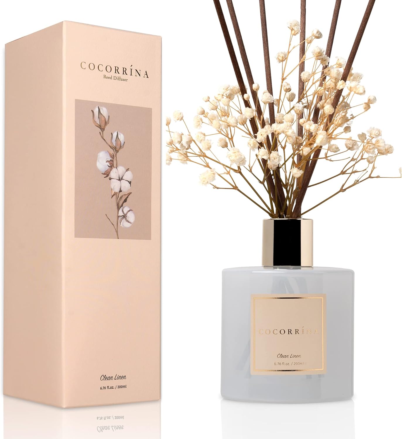 Reed Diffuser Set, Clean Linen - Home Fragrance Linen reseña y precio