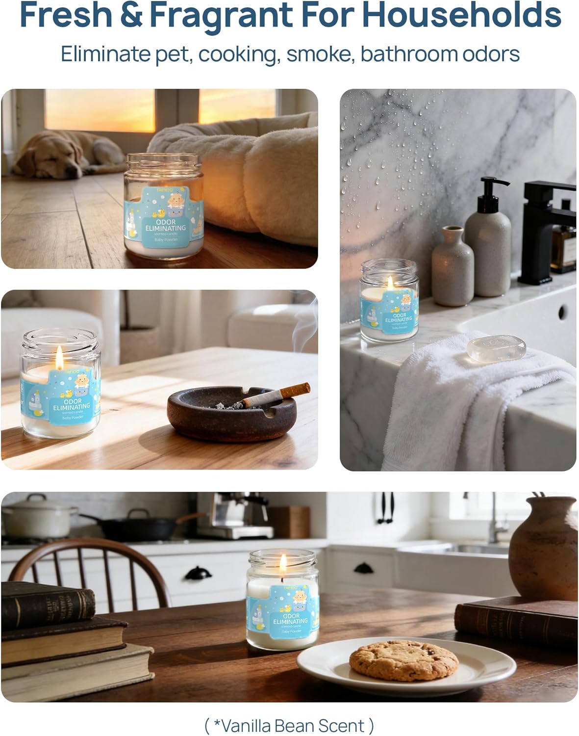 Baby Powder Scented Odor Elimi - In Home Fragrance Products reseña y precio