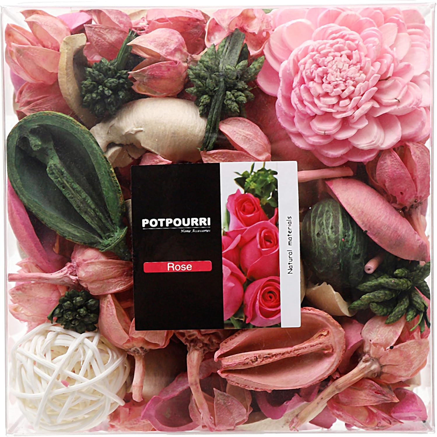 Rose Scented Potpourri Bowl Fi - Home Fragrance Potpourri reseña y precio