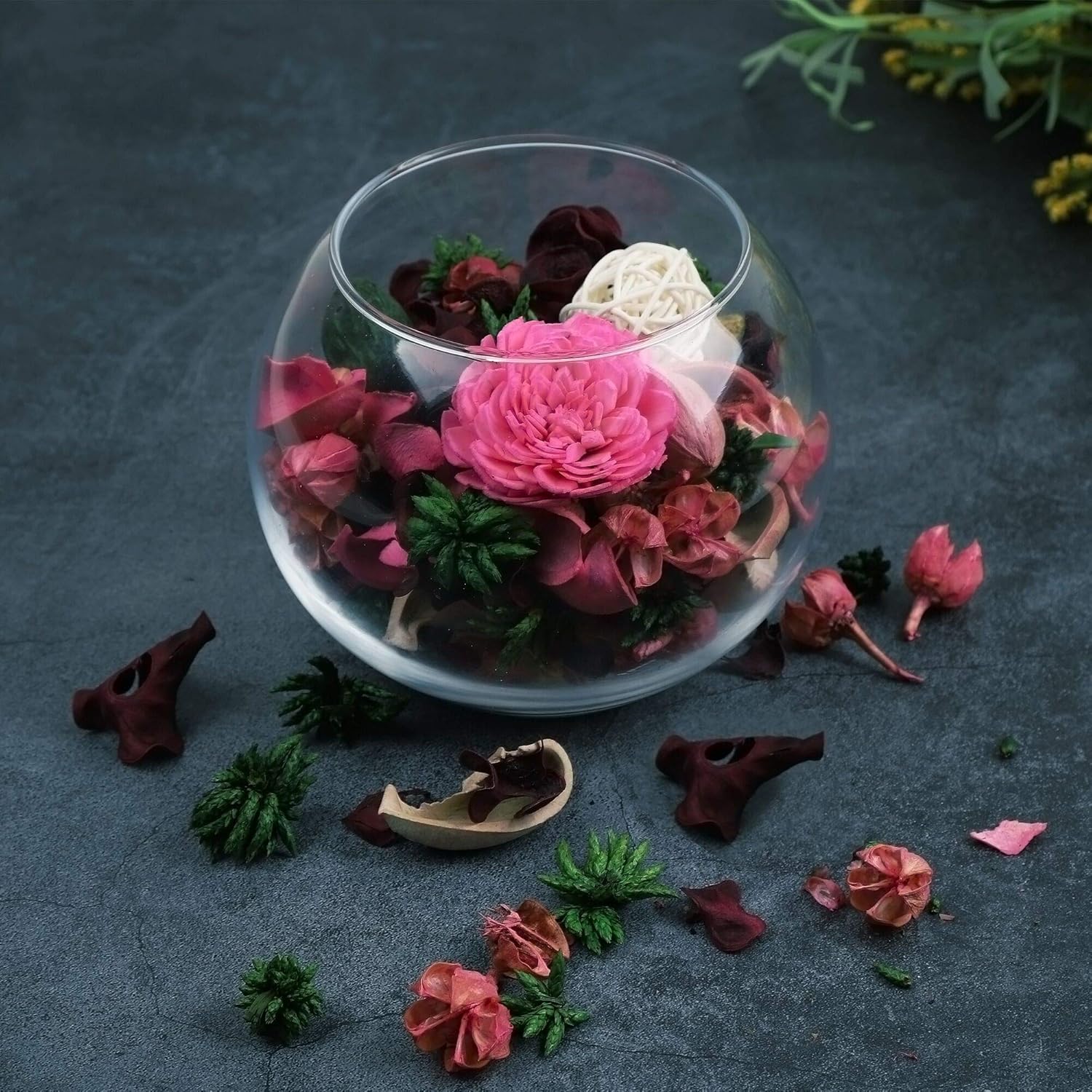 Rose Scented Potpourri Bowl Fi - Home Fragrance Potpourri reseña y precio