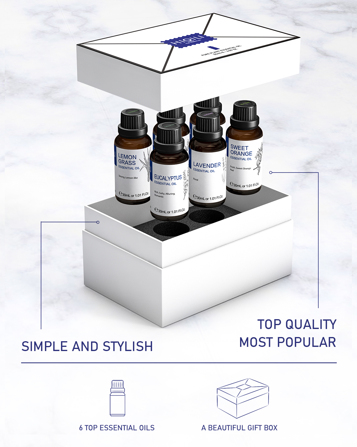 HIQILI 30ML 6-piece Set, Exqui - Home Fragrances reseña y precio