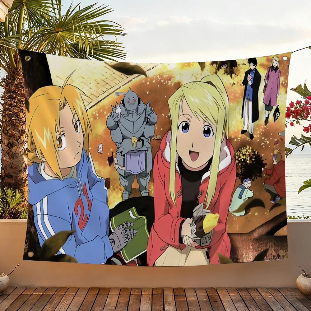 F-Fullmetal Alchemist Flags Ho - Home Garden Alchemist reseña y precio