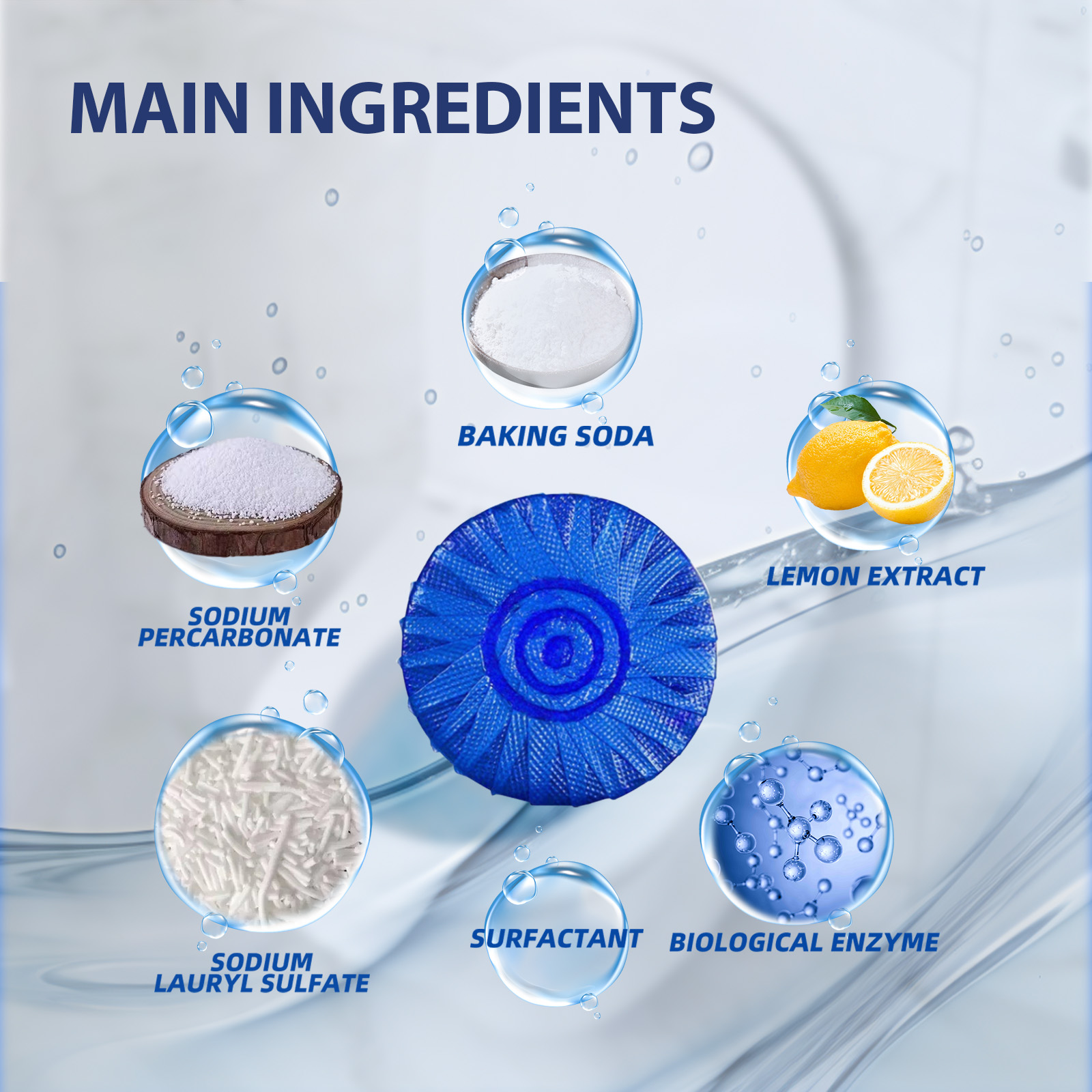12Pcs Toilet Cleaner Toilet Cl - In Home Fragrance Products reseña y precio