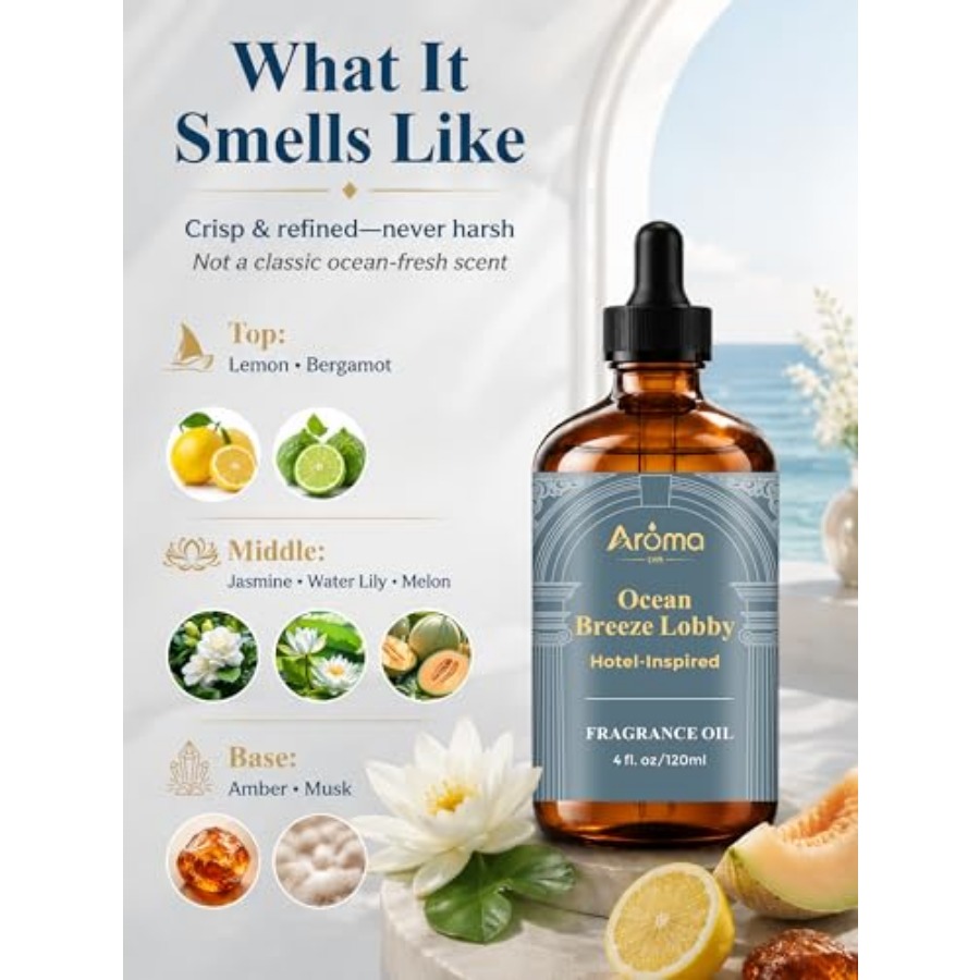 Ocean Breeze Lob — a Hotel- Fr - Home Fragrance Like Hotel reseña y precio