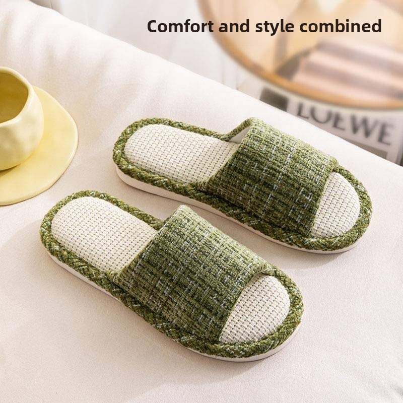 Summer Cotton Linen Slippers W - Home Fragrance Linen reseña y precio