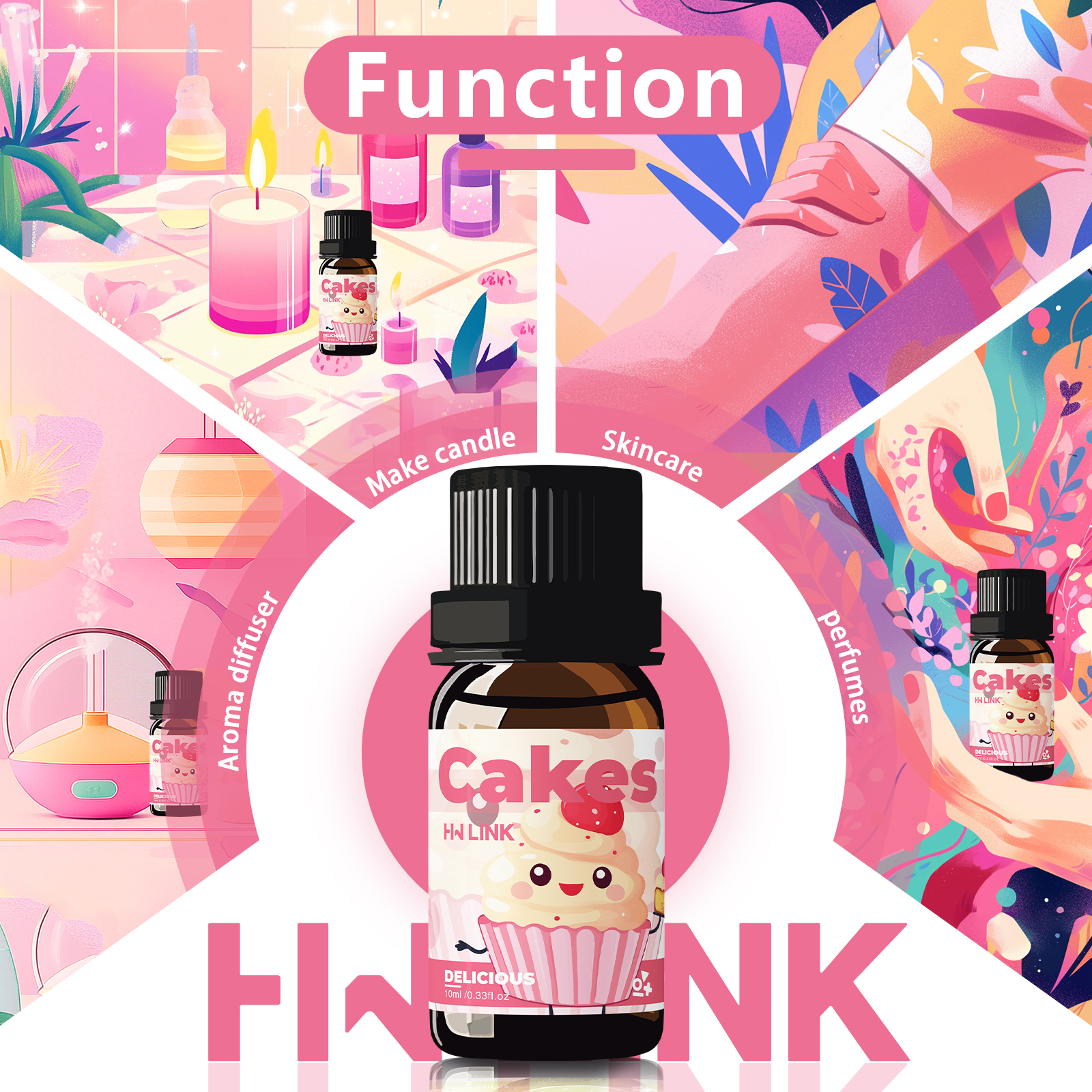 10ml Cakes Essential Oils Perf - Home Fragrance Oil reseña y precio