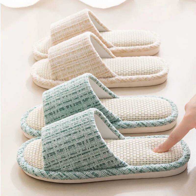 Women's Slippers Summer New Ja - Home Fragrance Linen reseña y precio