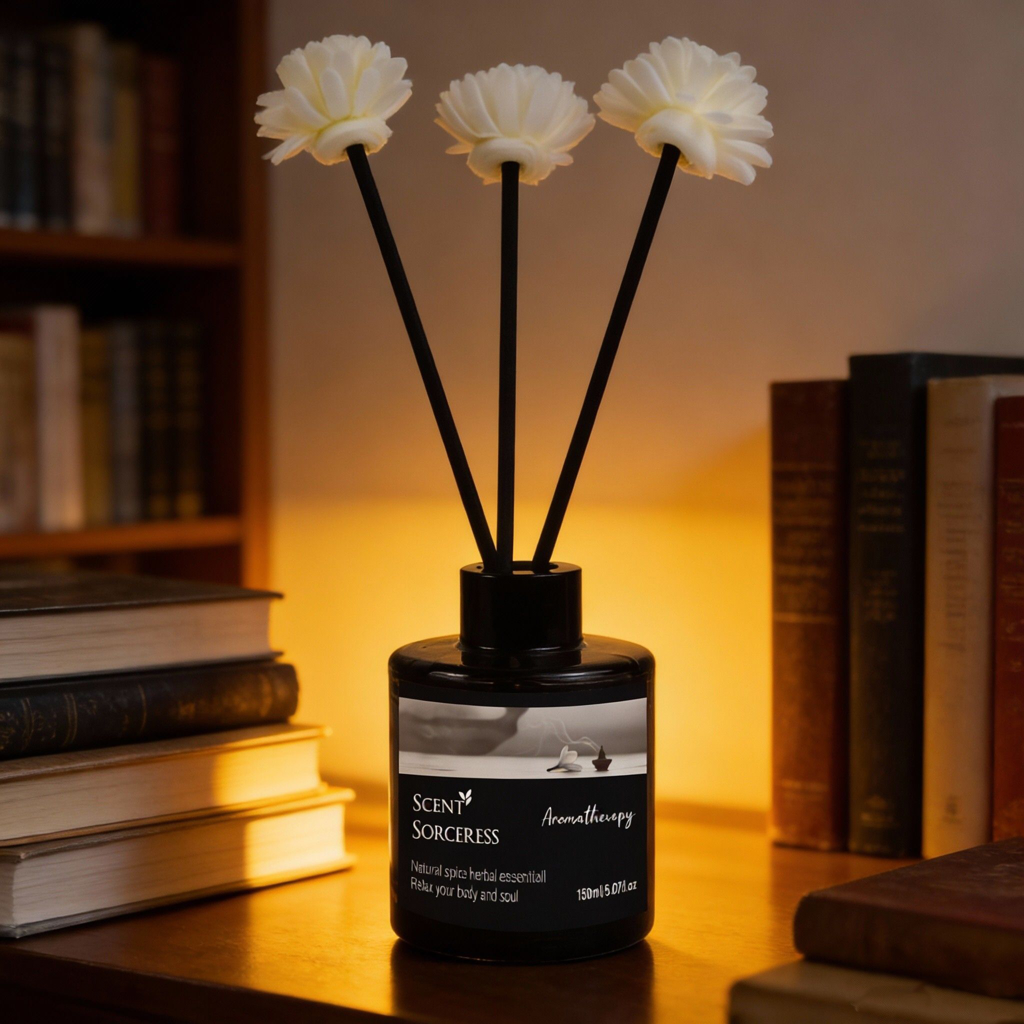 150ml Rattan Reed Diffuser Set - Home Fragrance Jasmine reseña y precio