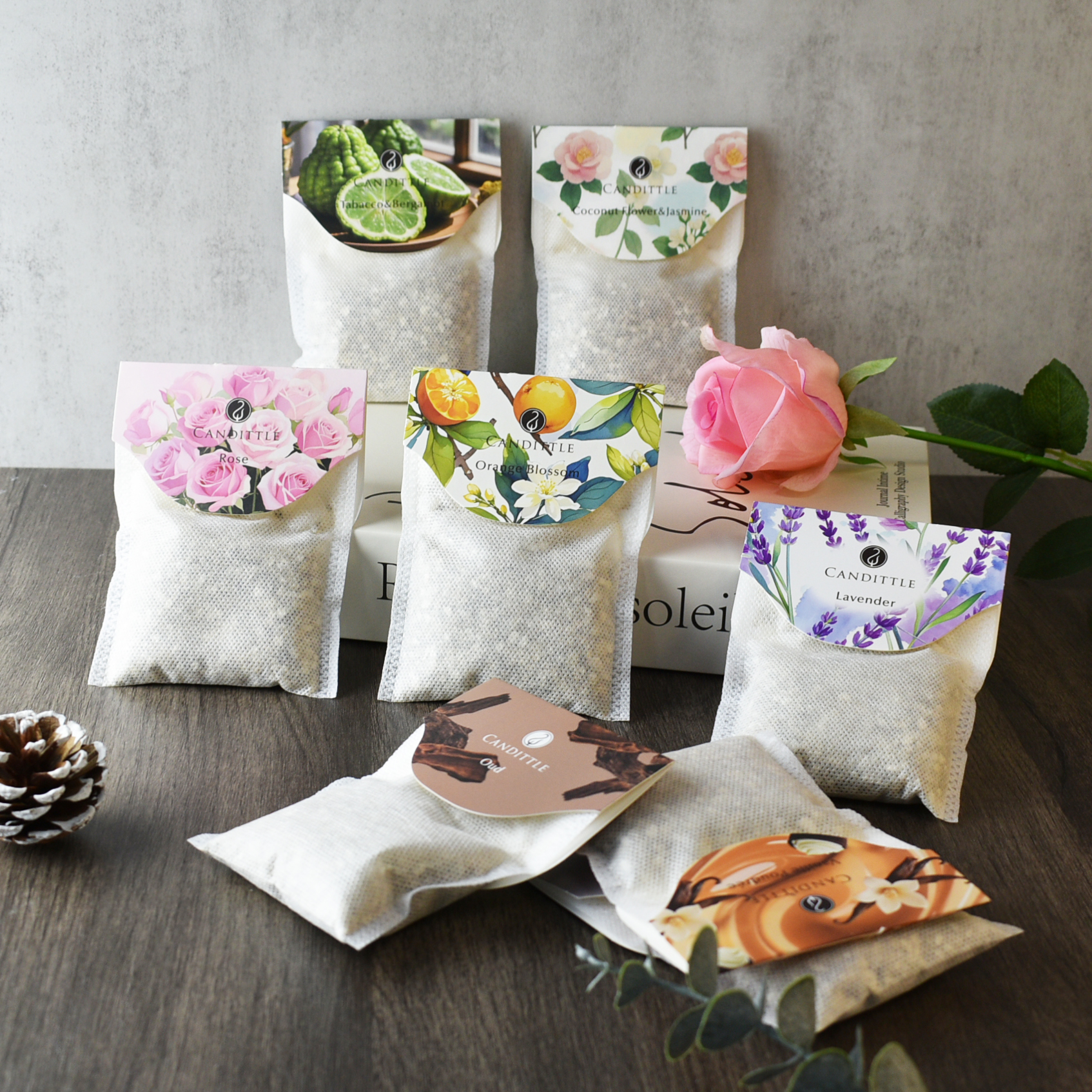 Hanging Paper Scented Sachet W - Home Fragrance Long Lasting reseña y precio