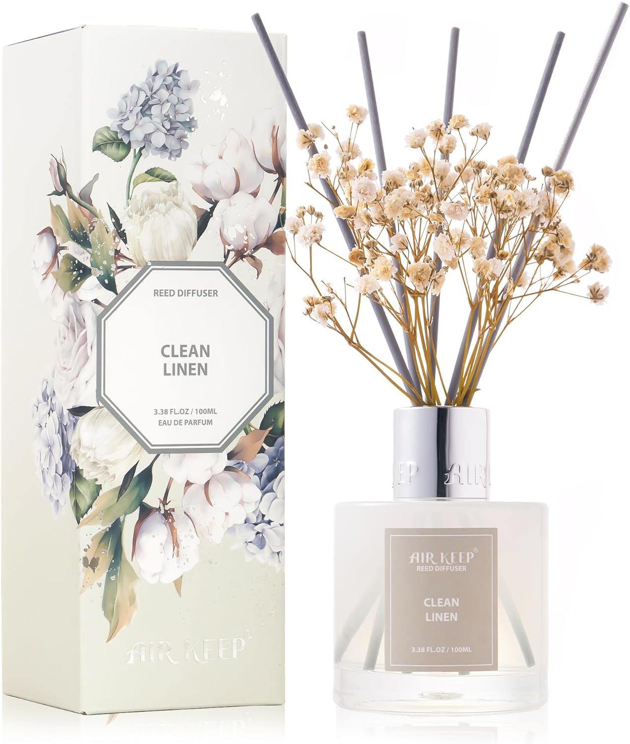 Reed Diffuser Set, 3.38 fl oz  - Home Fragrance Linen reseña y precio