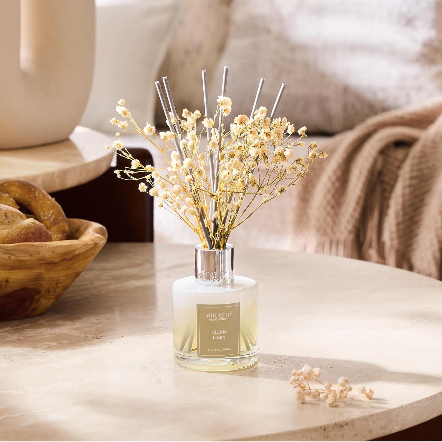 Reed Diffuser Set, 3.38 fl oz  - Home Fragrance Linen reseña y precio