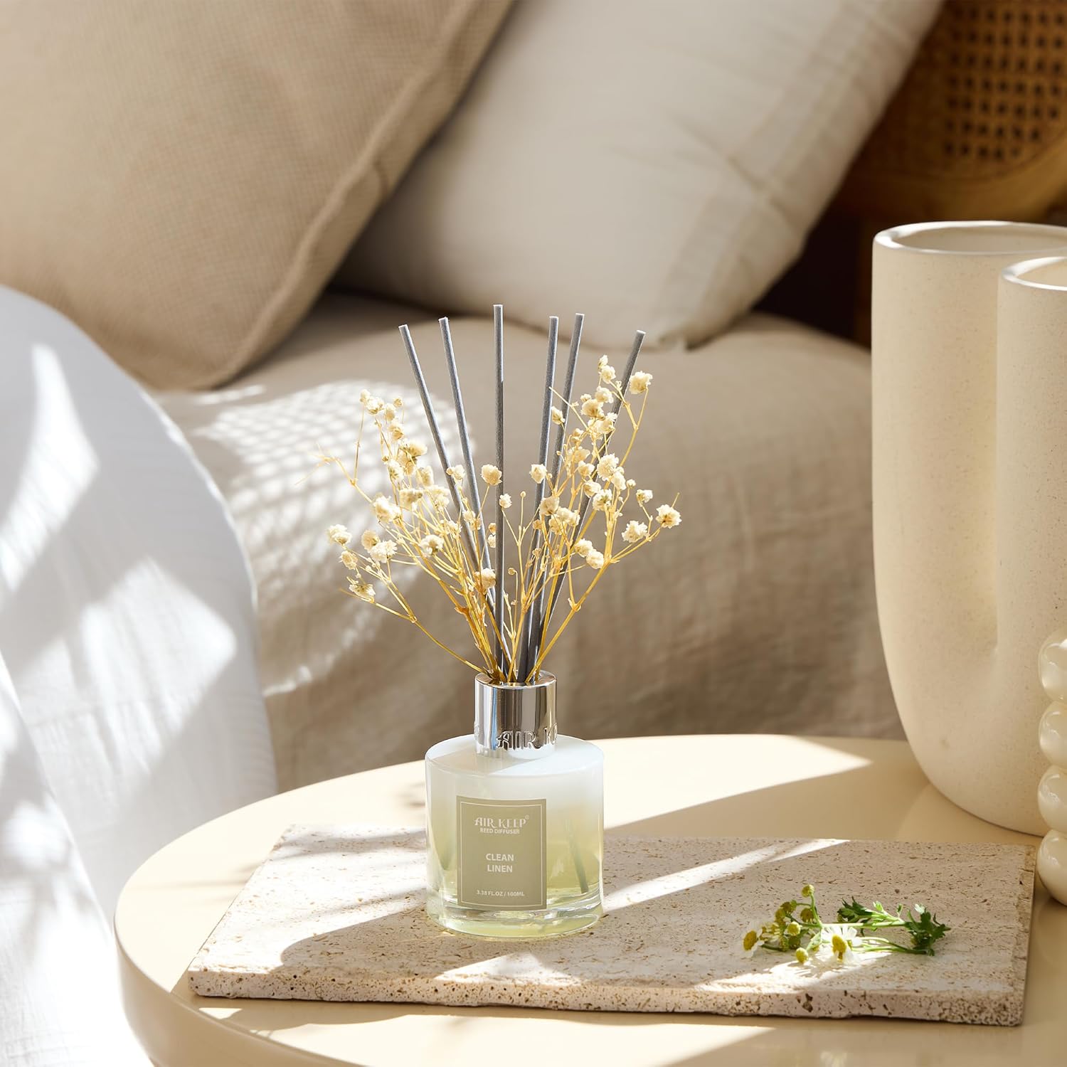 Reed Diffuser Set, 3.38 fl oz  - Home Fragrance Linen reseña y precio