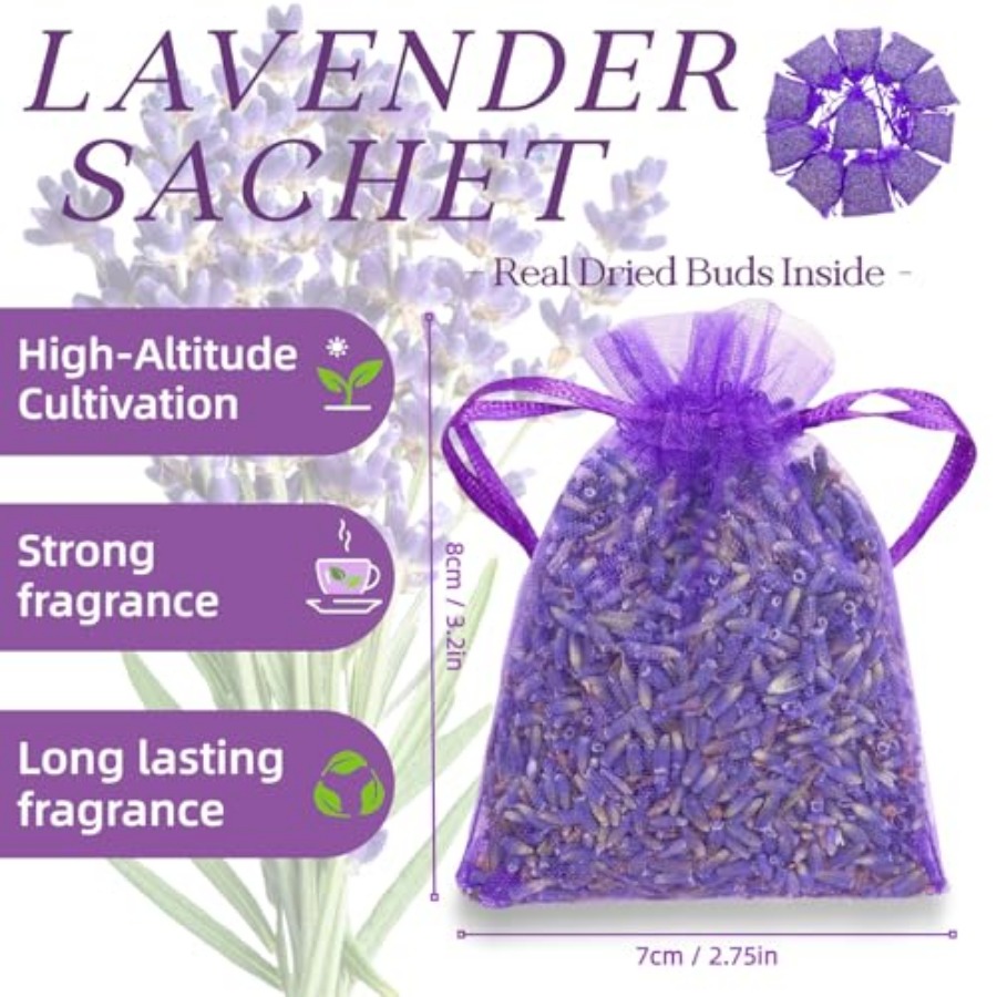 36 Pack Lavender Sachet Bags - - Home Fragrance Potpourri reseña y precio