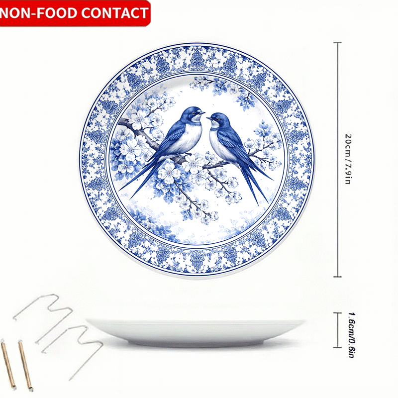 Decorative Plate with Blue-and - Home Fragrance Jasmine reseña y precio