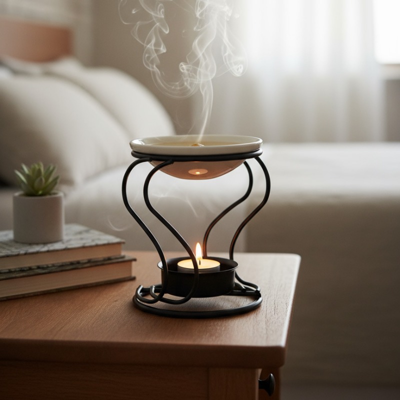 Metal Tealight Ceramic Tealigh - Ceramic Oil Burner reseña y precio