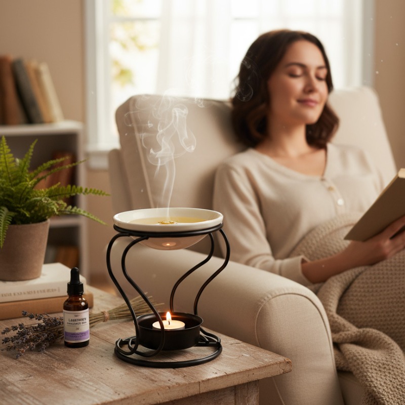 Metal Tealight Ceramic Tealigh - Ceramic Oil Burner reseña y precio
