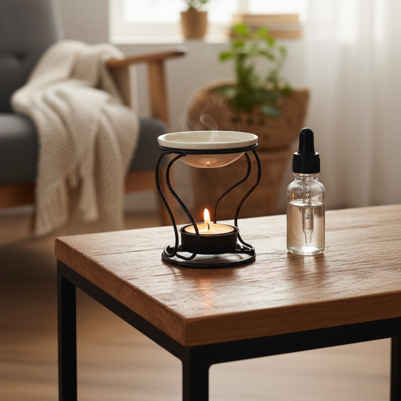Metal Tealight Ceramic Tealigh - Ceramic Oil Burner reseña y precio