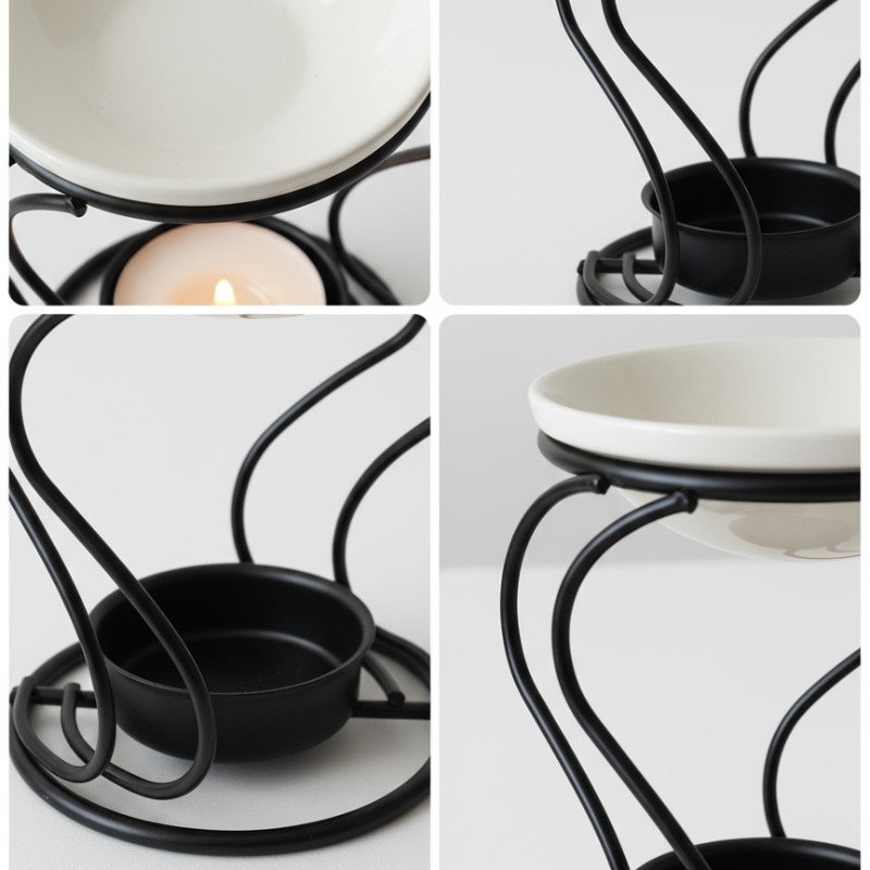Metal Tealight Ceramic Tealigh - Ceramic Oil Burner reseña y precio