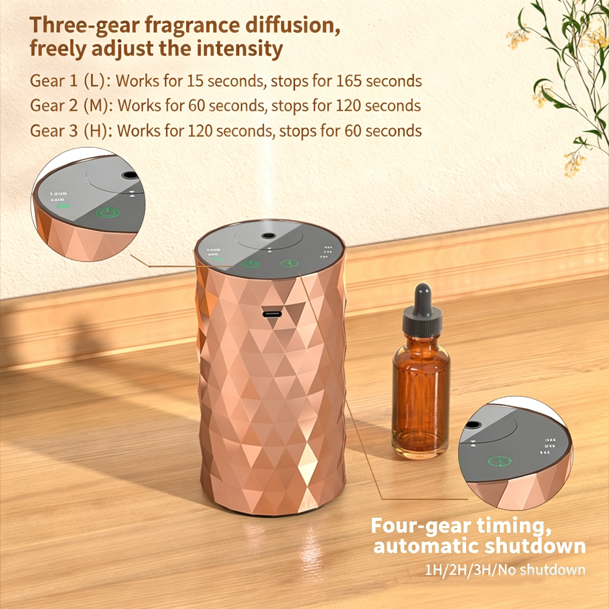 Waterless Essential Oil Diffus - Home Fragrance Tool reseña y precio