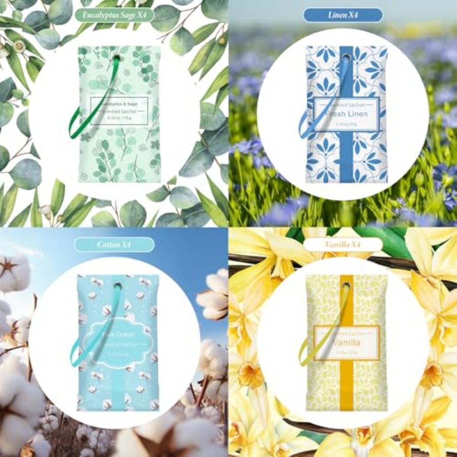 Sachets for Drawers and Closet - Home Fragrance Linen reseña y precio