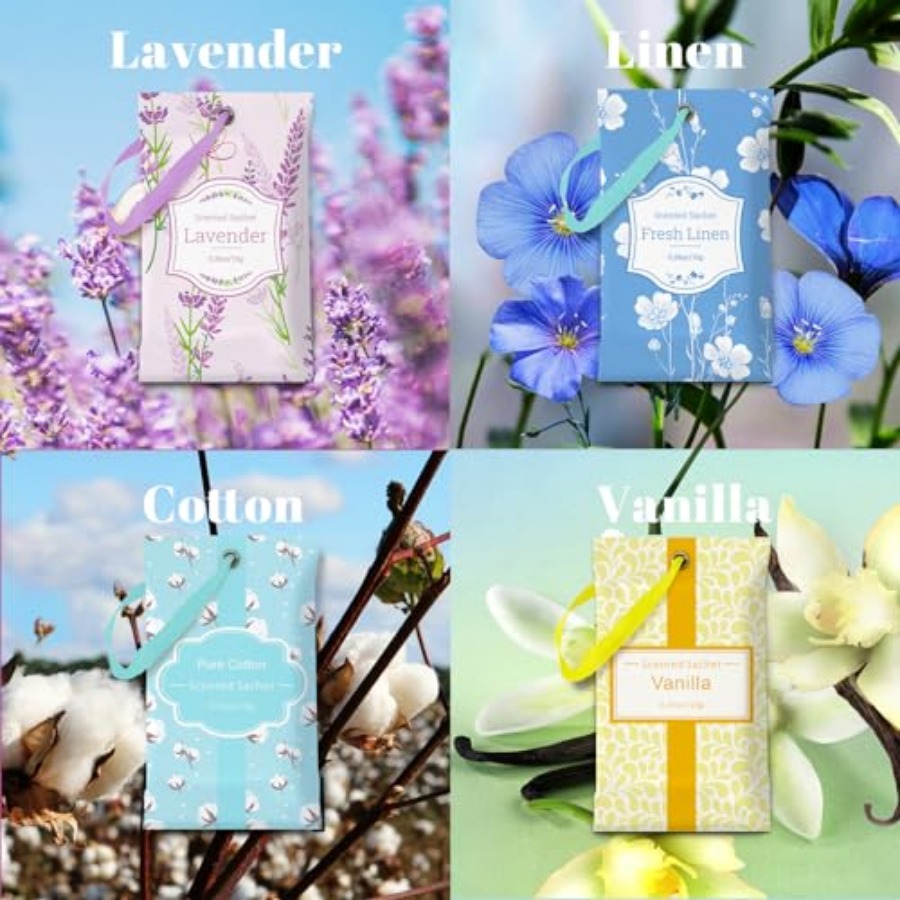 Sachets for Drawers and Closet - Home Fragrance Linen reseña y precio
