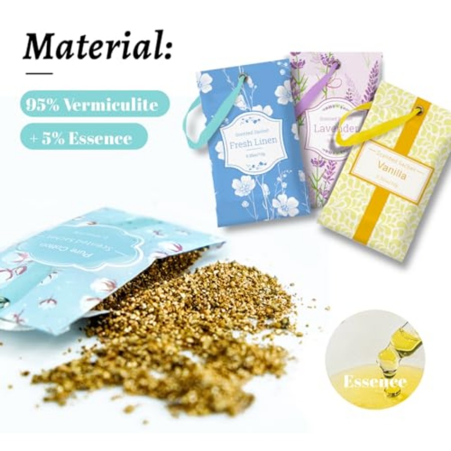Sachets for Drawers and Closet - Home Fragrance Linen reseña y precio