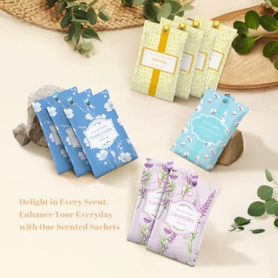 Sachets for Drawers and Closet - Home Fragrance Linen reseña y precio