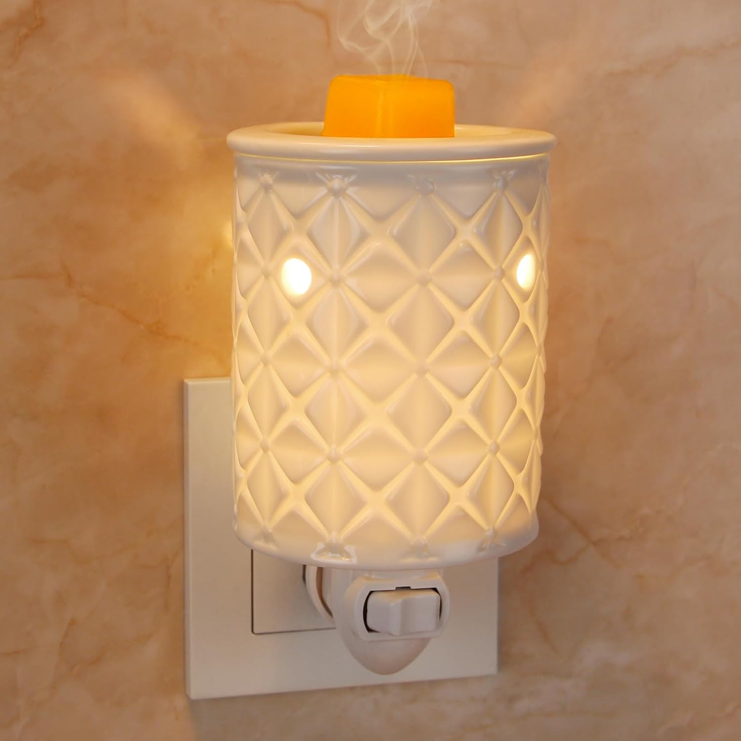 Plug in Wax Melt Warmer, Ceram - Ceramic Oil Burner reseña y precio