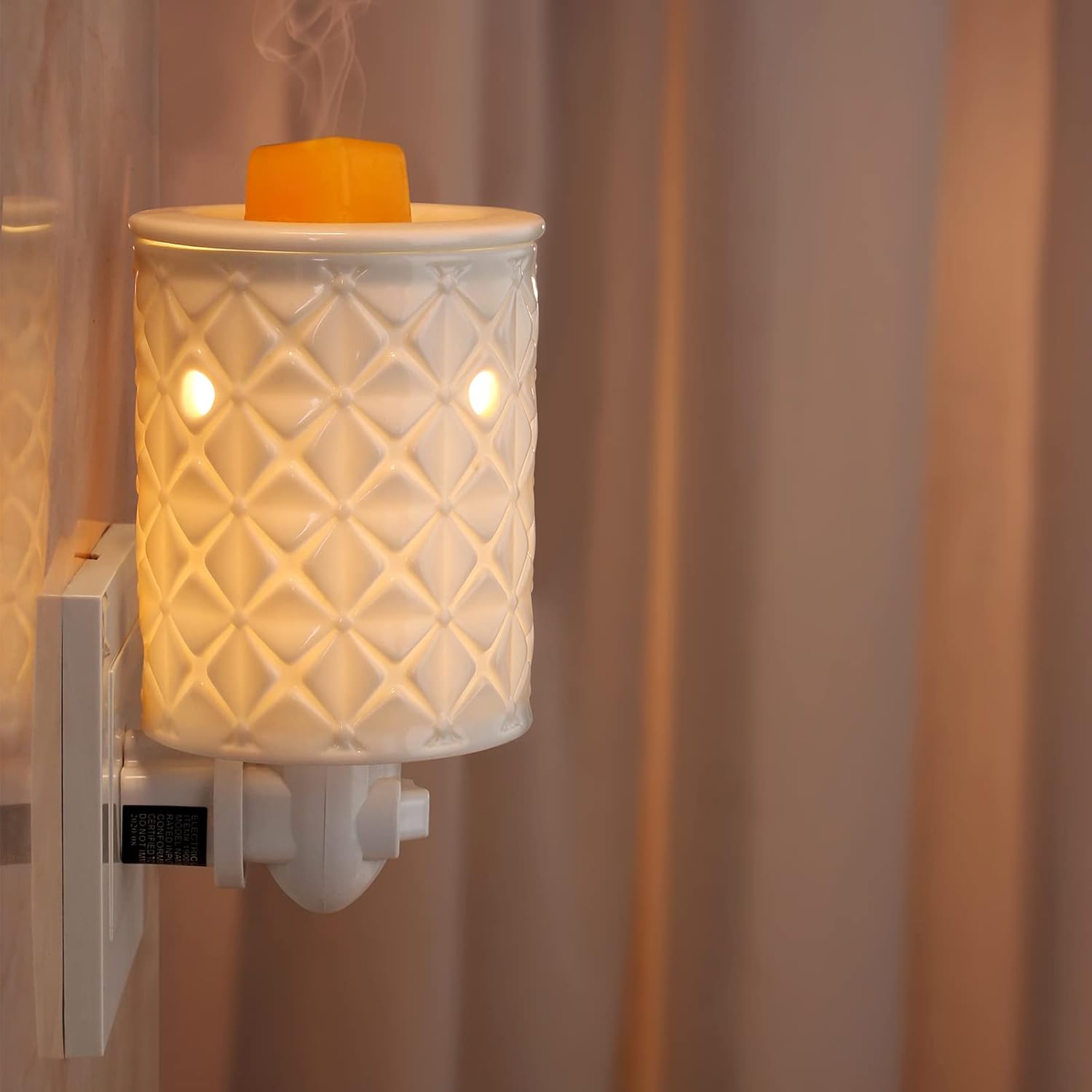 Plug in Wax Melt Warmer, Ceram - Ceramic Oil Burner reseña y precio