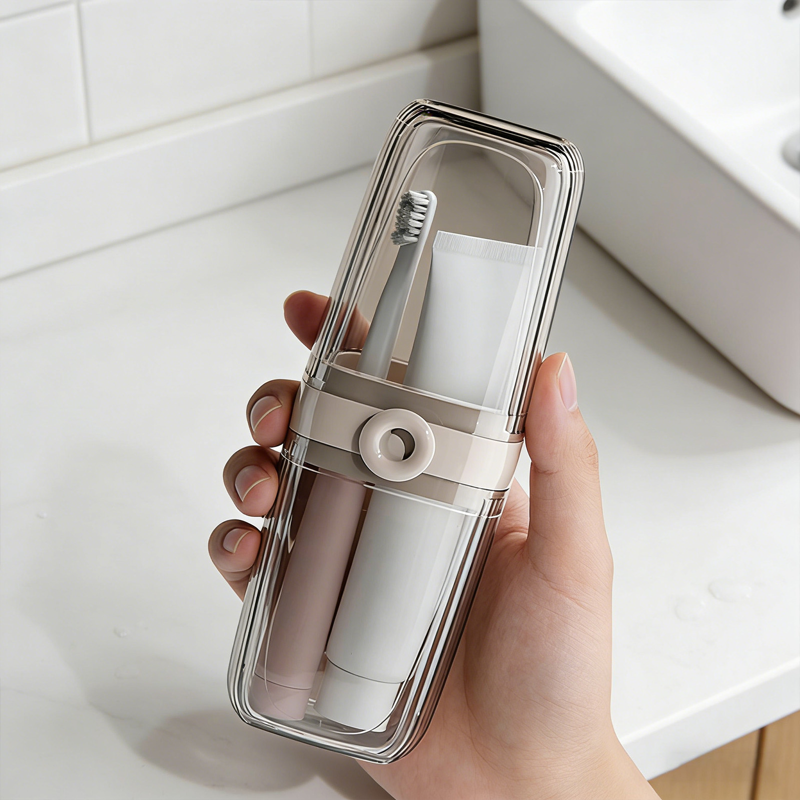 Portable Mouthwash Cup Soap Bo - Home Fragrance Types reseña y precio
