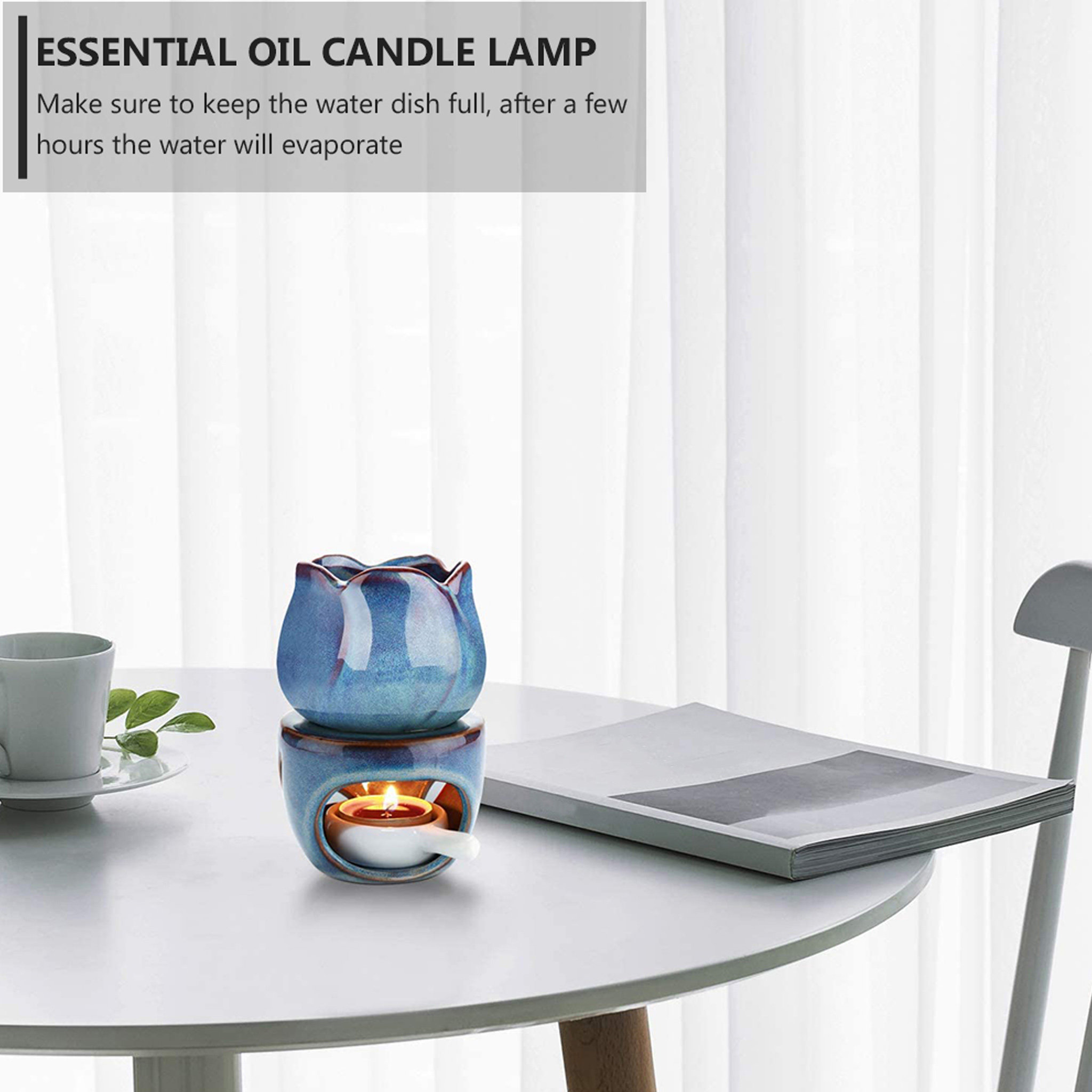 Ceramic Essential Oil Lamps Po - Home Fragrance Lamp reseña y precio