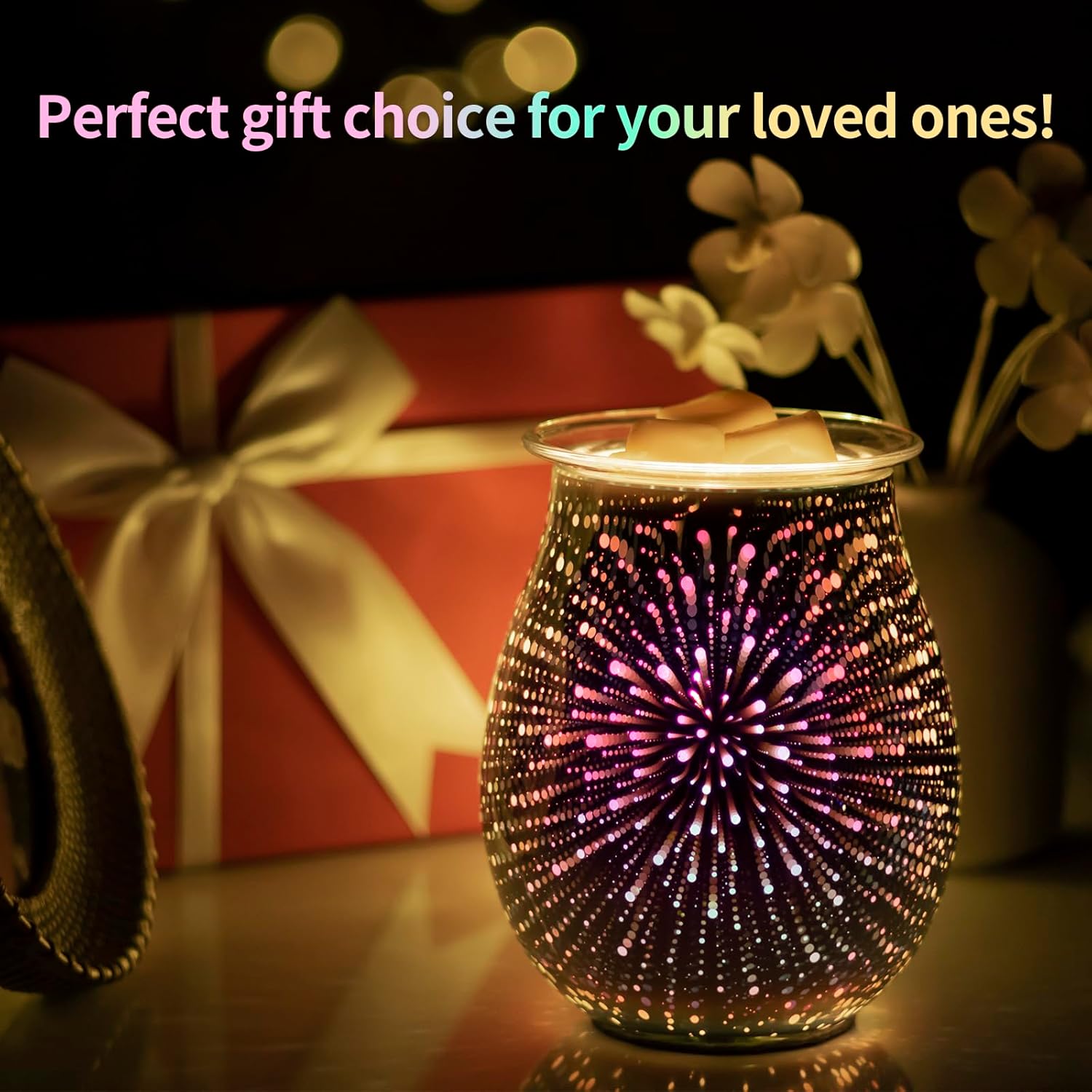 3D Glass Electric Wax Melt War - In Home Fragrance Products reseña y precio