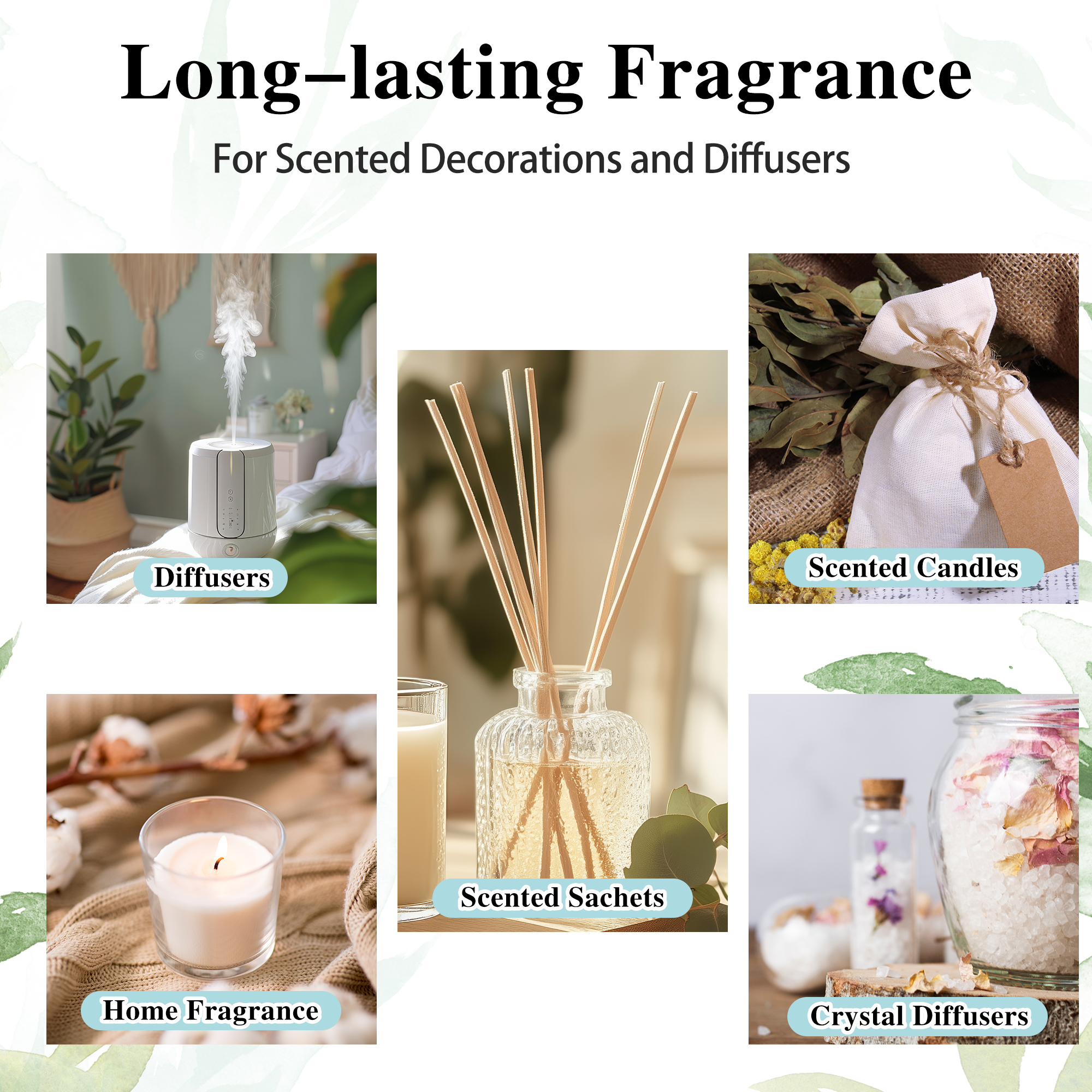 30ml 100ml Pure Natural Essent - Home Fragrance Jasmine reseña y precio