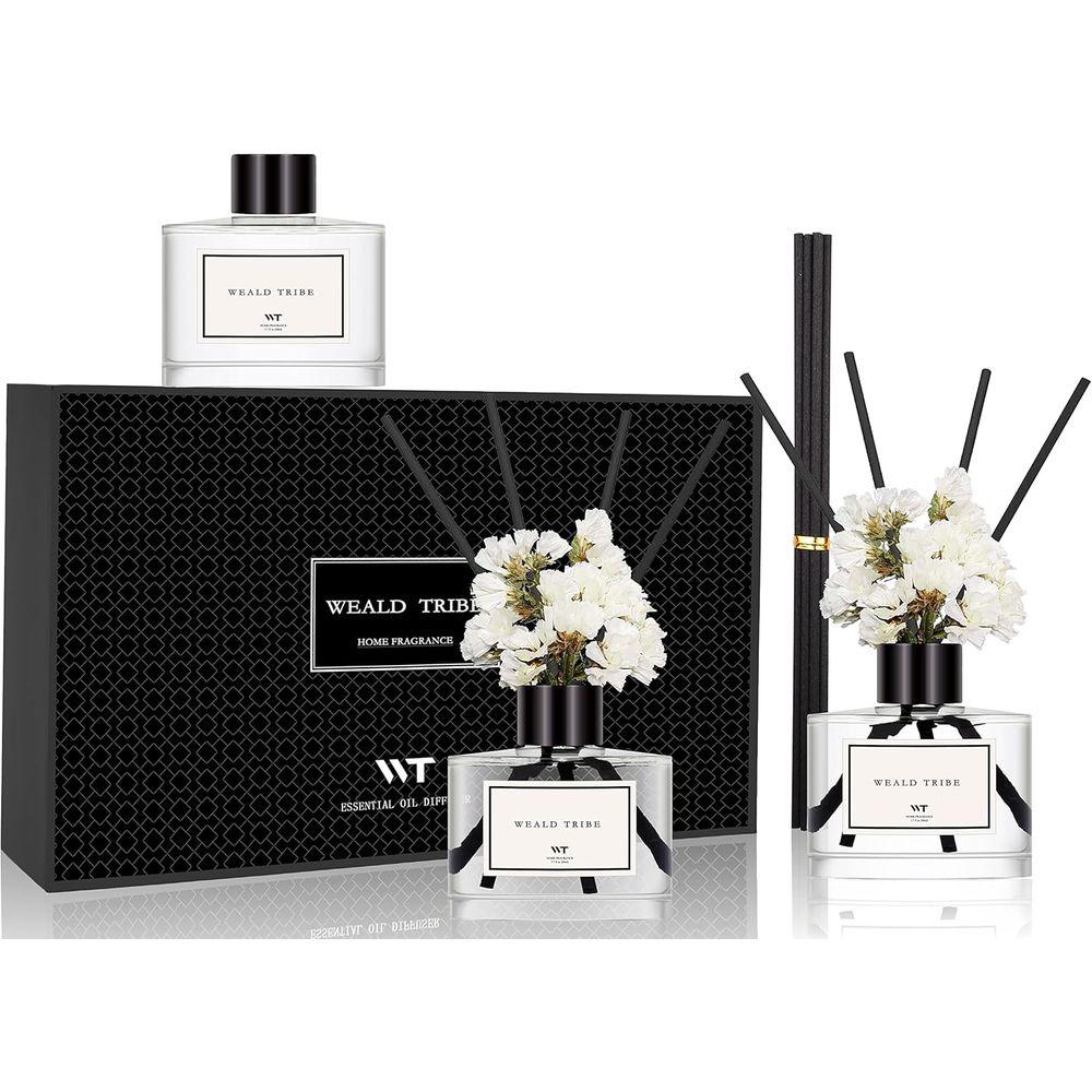 Set of 3 Reed Diffusers: Linen - Home Fragrance Linen reseña y precio