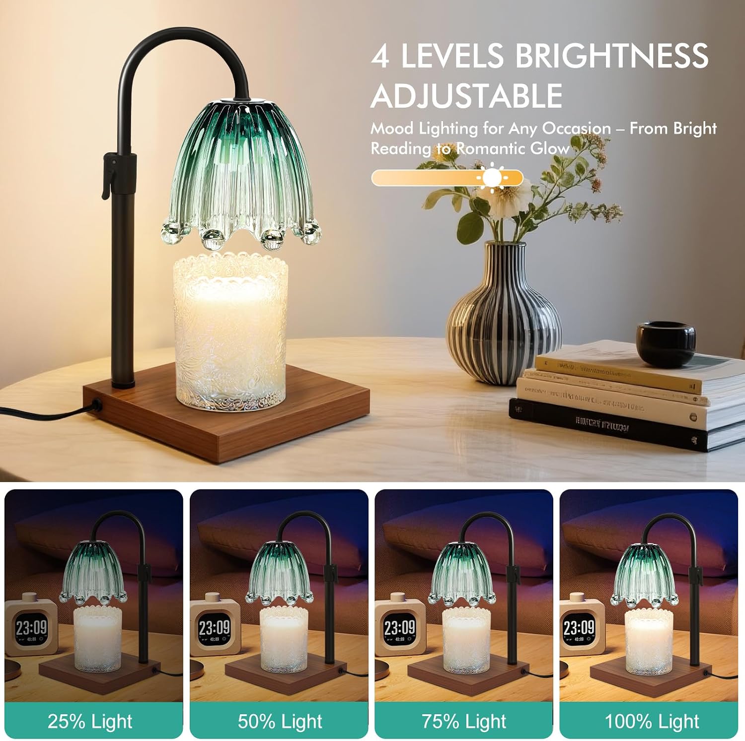 Candle Warmer Lamp with Timer, - Home Fragrance Lamp reseña y precio